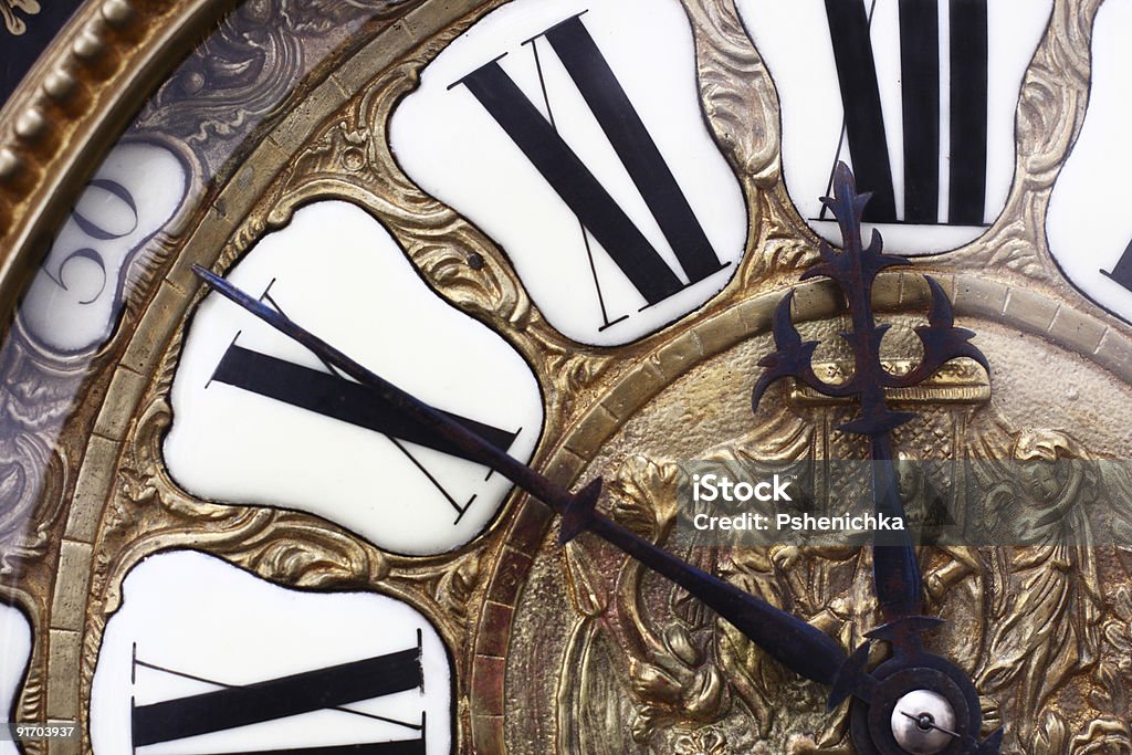 Old relógio - Foto de stock de 12 Horas royalty-free
