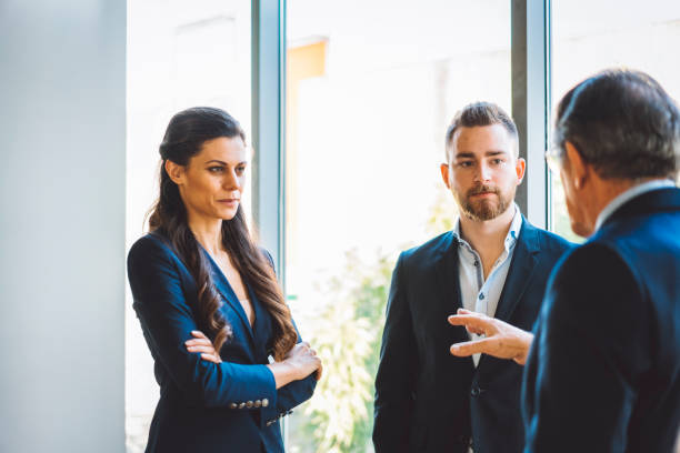 istock Director having a discussion with his favourite employees 917039676