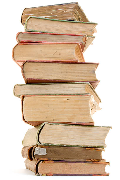 istock Pile of antique books 91704490