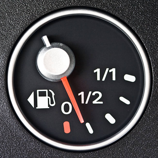istock Close up of car fuel meter 91704791