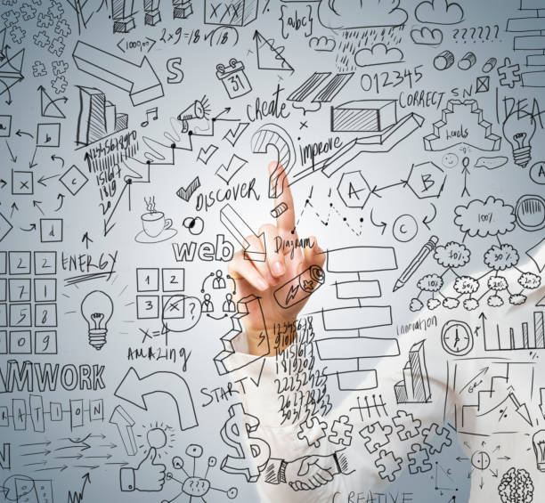 istock Businesswoman showing on chart and diagram (Click for more) 917049676