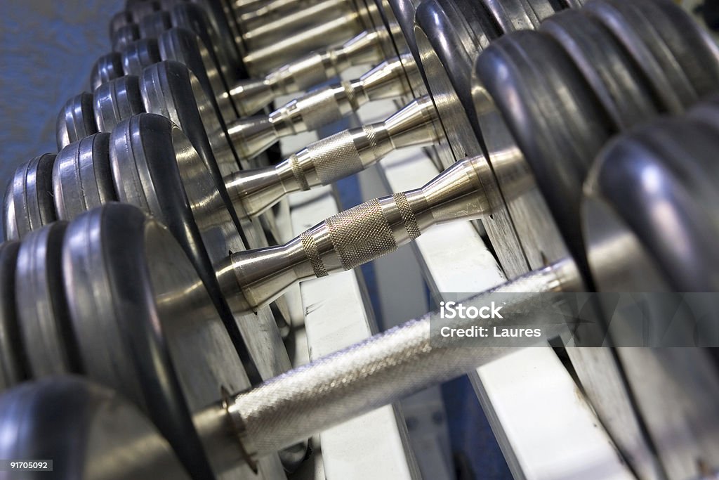 Mancuernas - Foto de stock de Barra para pesas libre de derechos