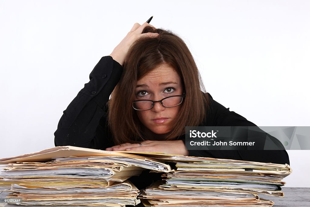 stress di lavoro - Foto stock royalty-free di Adulto