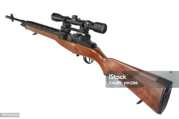 Sniper Rifle Stock Photo - Download Image Now - M14, Rifle, Sniper