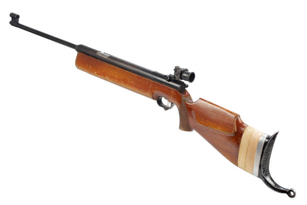 istock pneumatic air rifle isolated on white background 917060020