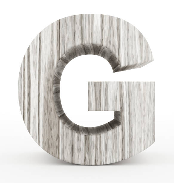 istock letter G 3d wooden isolated on white 917060260