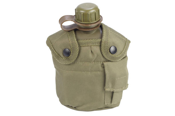 army water canteen - military canteen imagens e fotografias de stock