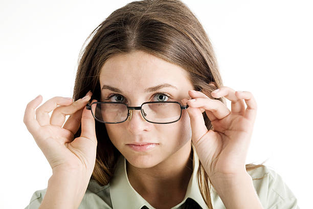 istock Girl in glasses 91706057
