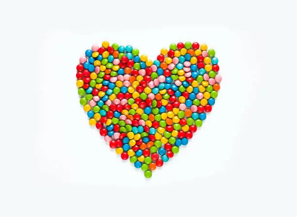 Photo of Multicolored sweet heart