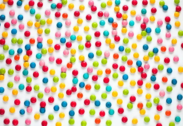 Photo of Colorful Background of multicolored sweet candy