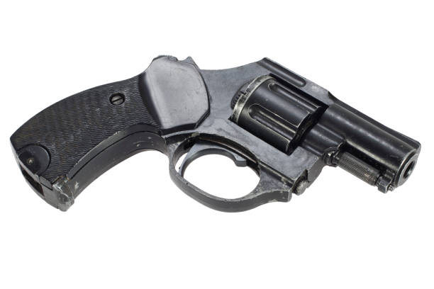 istock Revolver isolated on a white background 917066546