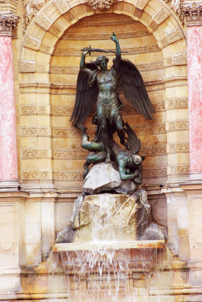 istock Statue of Saint Michel at the Boulevard Saint-Michel - Paris 917072644