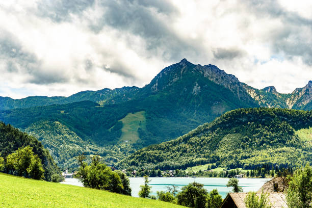 istock View on Austrian alps and traditional buildings 917073092