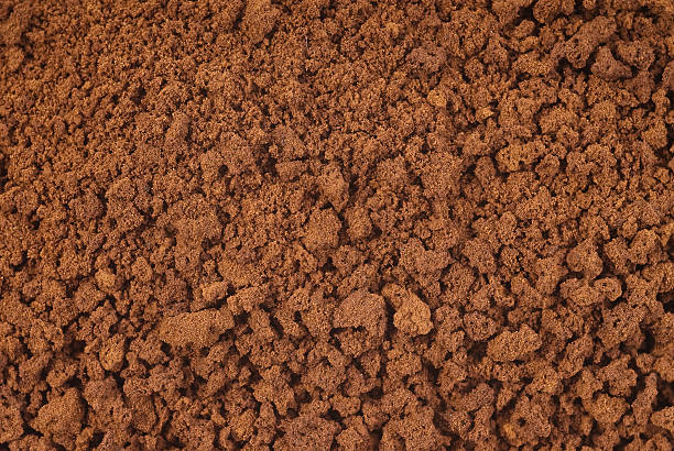 istock Closeup photo of instant coffee texture 91707874
