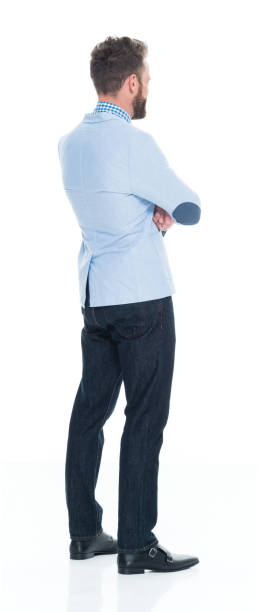 istock Smart casual dressed businessman arms crossed 917079590