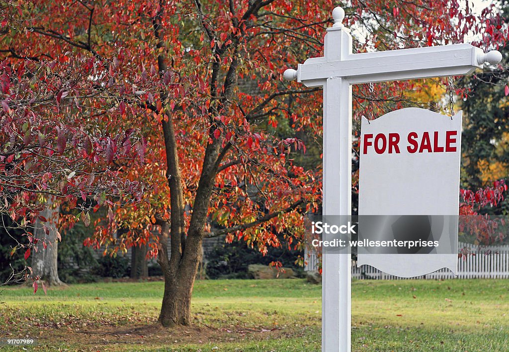Home For Sale  Color Image Stock Photo