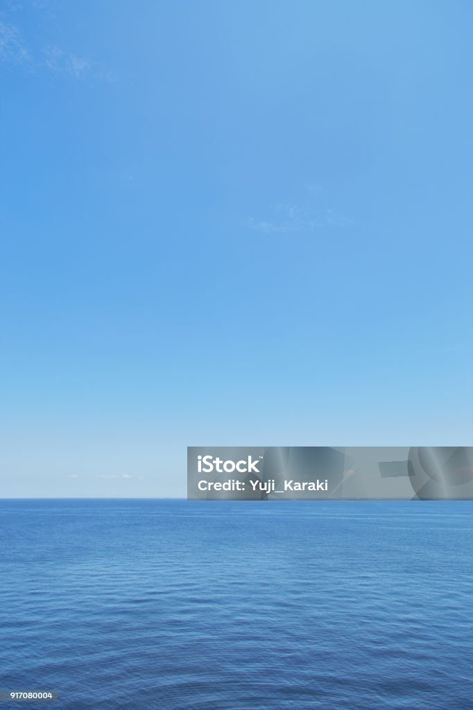 Magritte Like Simple Ocean And Sky Stock Photo - Download Image ...