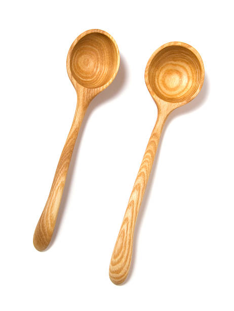 istock Wooden spoon isolated on white background 91708263