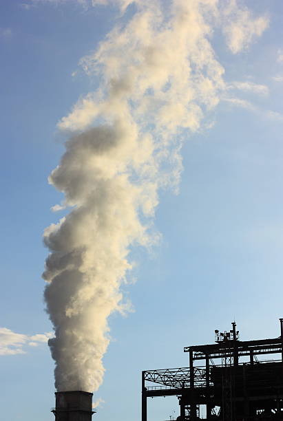 istock Smoke coming out of a chimney 91708557