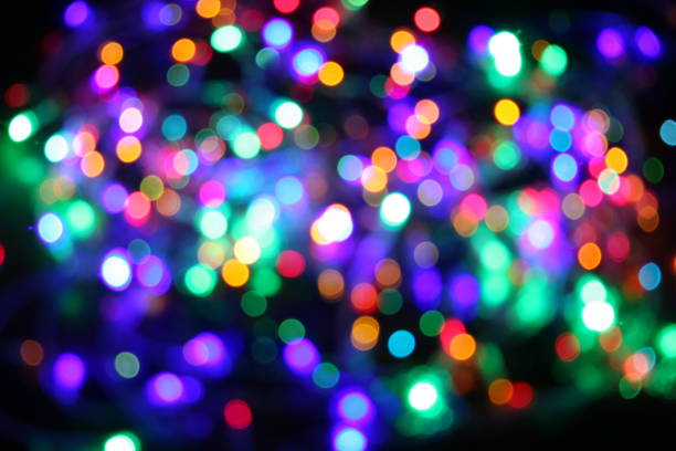 istock Out of focus shiny lights background 917085642