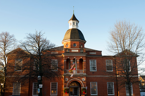 Anne Arundel County Court House at sunrise, Annapolis, Maryland, USA