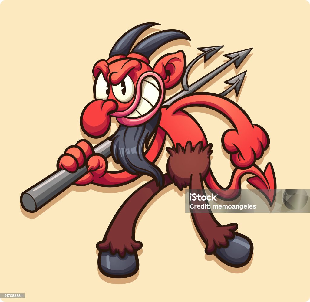 Vector Diable Dessin De Diable Vecteurs libres de droits et plus d'images ...