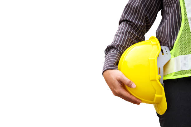 istock engineer worker with blueprint and safety helmet isolated on white background 917088738
