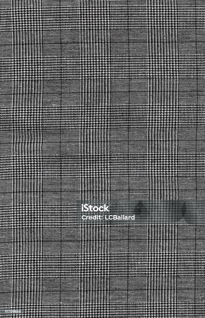 Di scansione ad alta risoluzione sfondo di tessuto motivo pied-de-poule - Foto stock royalty-free di A quadri