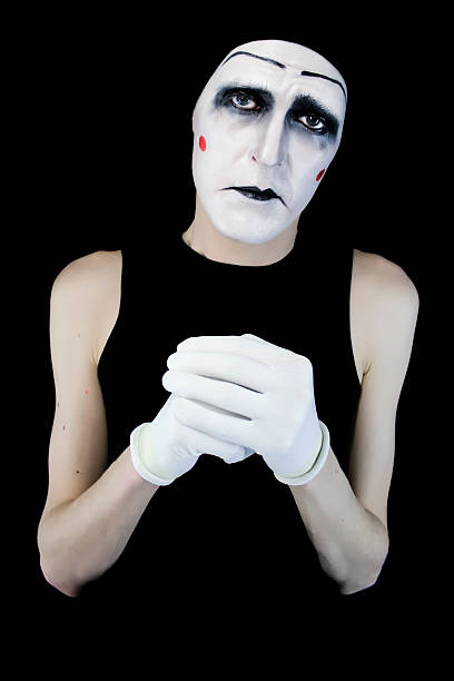 istock portret of the mime 91710154