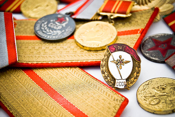 istock USSR army medals and badges 91710159