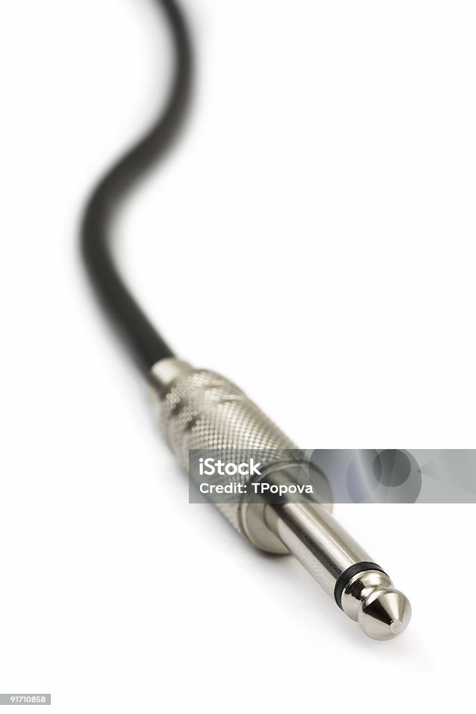 Макро аудио кабеля - Стоковые фото Аудиооборудование роялти-фри