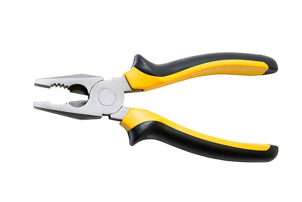 istock Black and yellow pliers 91711349