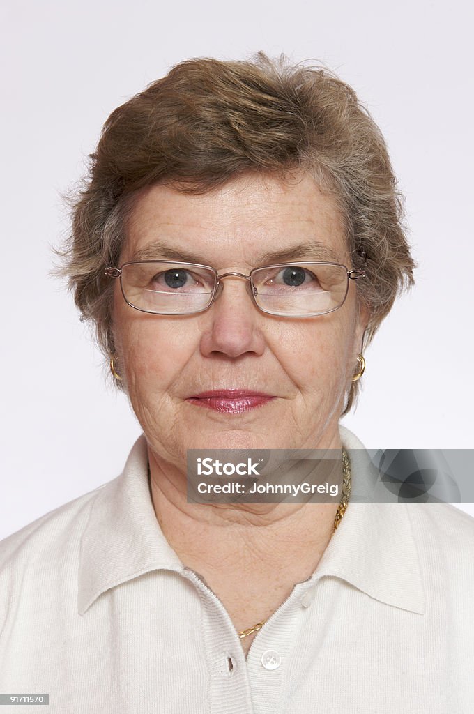 Portrait of 66 year old woman  65-69 Years Stock Photo