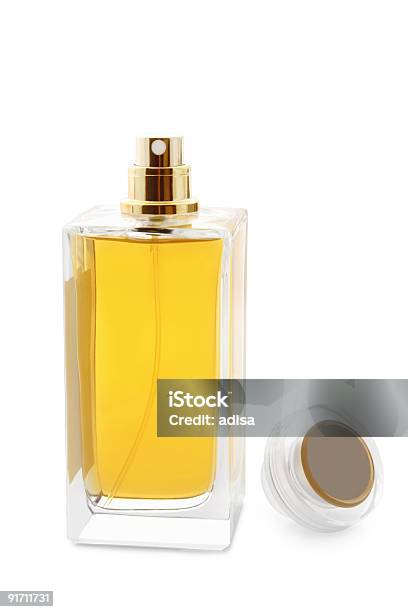 Bottle Of Perfume Stock Photo - Download Image Now - Bottle, Color Image, Cut Out