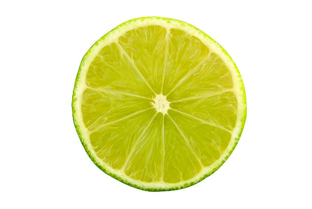 green lemon stock photo
