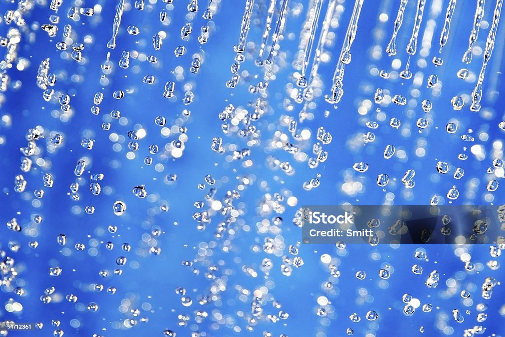 waterdrop - Royalty-free Azul Foto de stock