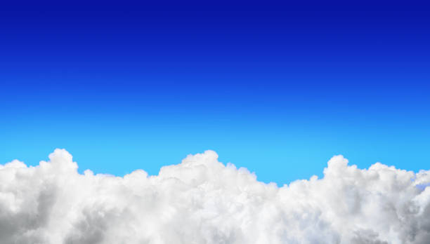 istock The vast blue sky and clouds sky with space for add text above. picture background website or art work design. freedom with sky. 917126508