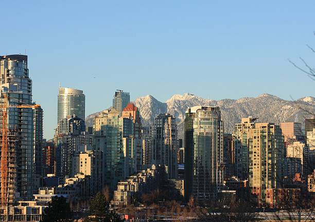 istock Apartment Towers in Vancouver, Canada, Winter Day 91713079