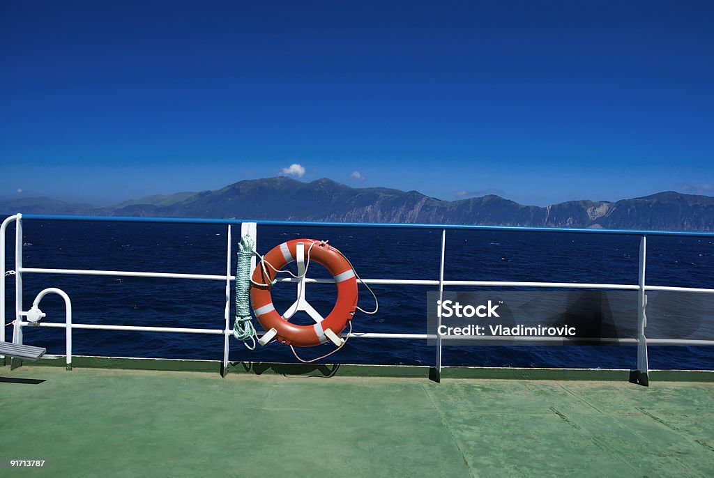 Navio no deck - Foto de stock de Assistência royalty-free