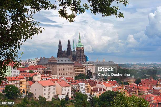 Catedral De Saint Vit Foto de stock y más banco de imágenes de Aire libre - Aire libre, Ajardinado, Antiguo