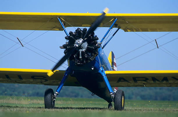 istock Biplane Boeing PT-17 Kaydet / Stearman model 75 91713827
