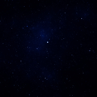 Clear stars sky, space background