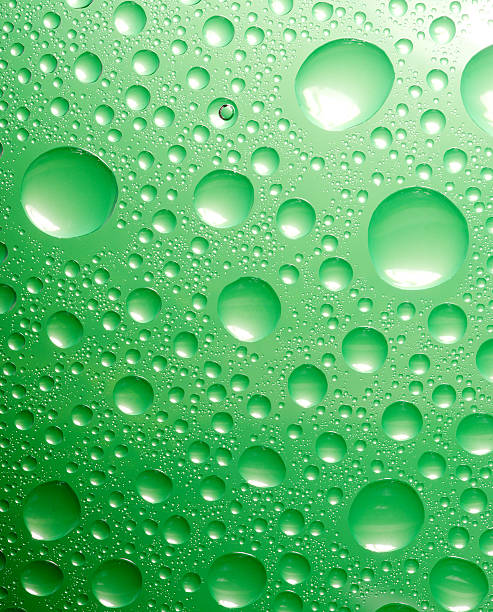 istock green water drops background.close up 91713891