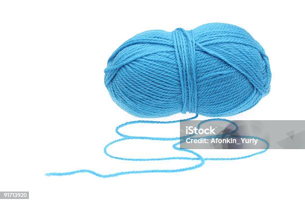 Azul Lã Um Tópico - Fotografias de stock e mais imagens de Azul - Azul, Branco, Calor