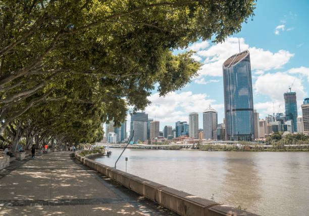 istock Skyline and bridge of Brisbane, in Australia 917140120