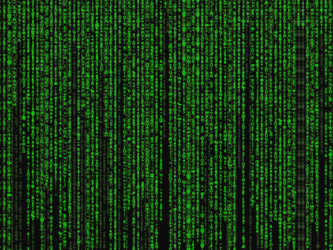 Matrix Bitmap Image Matrix Background Stock Illustration - Download Image Now - Binary Code ...