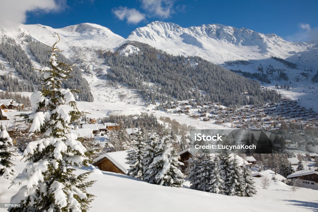 Winterzauber - Lizenzfrei Verbier Stock-Foto