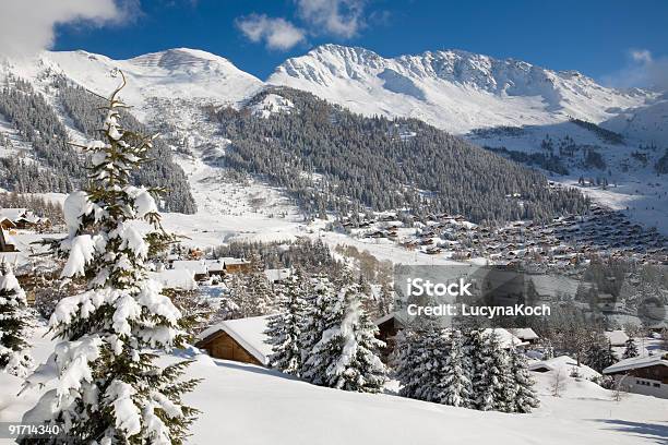 Winterzauber Stockfoto und mehr Bilder von Verbier - Verbier, Schweiz, Schnee