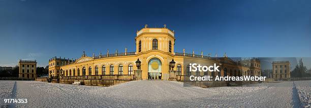 Orangery In Kassel 200 Panorama In Winter Stock Photo - Download Image Now - Museum, Ancient, Ancient History
