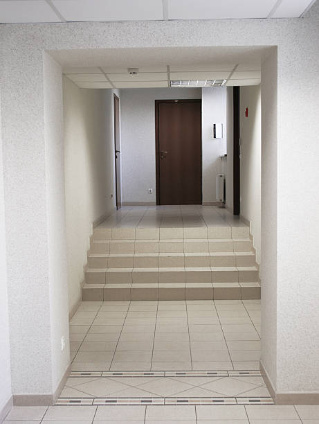 Fragment of a corridor stock photo